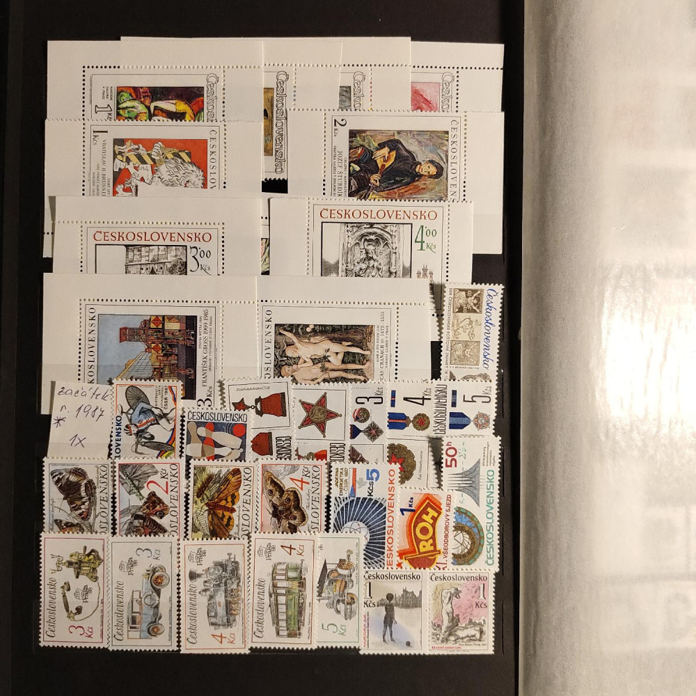 Briefmarken-Sammlung Tschechoslowakie, 1978-1989  12