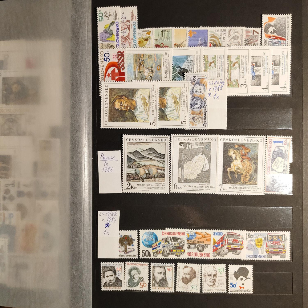 Briefmarken-Sammlung Tschechoslowakie, 1978-1989  13