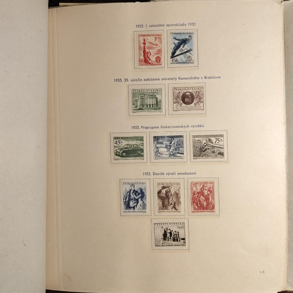 Checoslovaquia Colección de sellos 1955-1962 MNH**/MH*  1