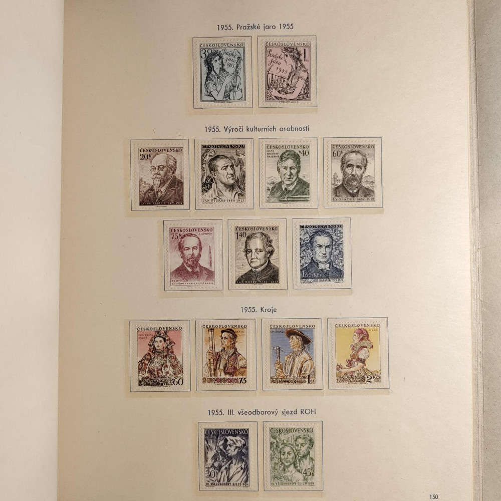 Checoslovaquia Colección de sellos 1955-1962 MNH**/MH*  6