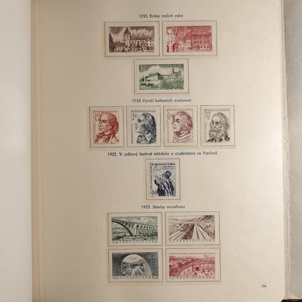 Checoslovaquia Colección de sellos 1955-1962 MNH**/MH*  7