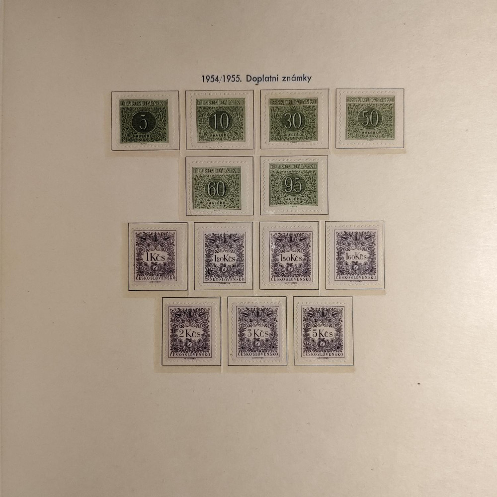 Checoslovaquia Colección de sellos 1955-1962 MNH**/MH*  8