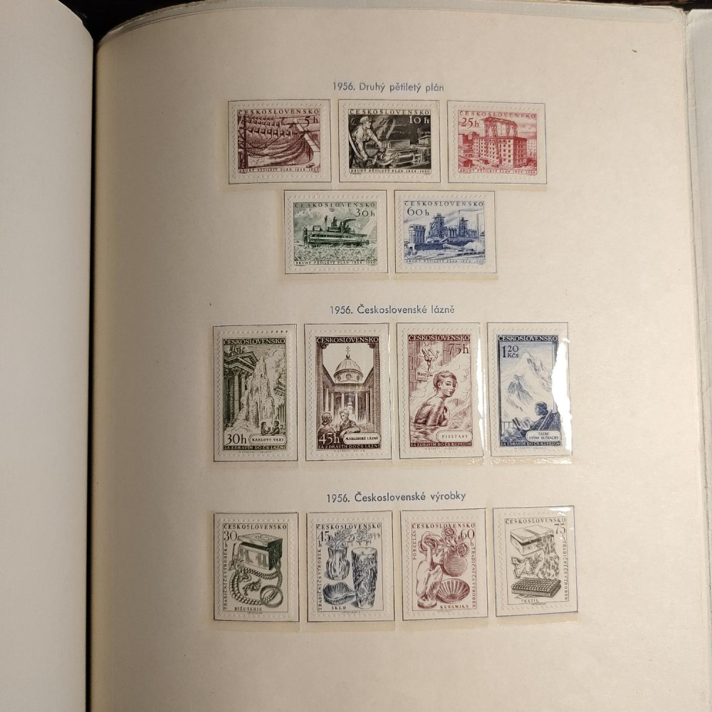 Checoslovaquia Colección de sellos 1955-1962 MNH**/MH*  10