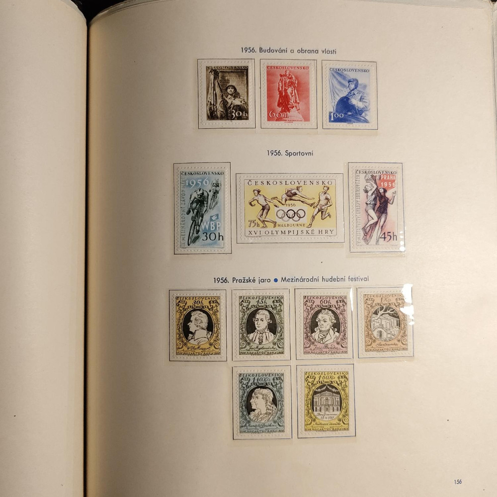 Checoslovaquia Colección de sellos 1955-1962 MNH**/MH*  11