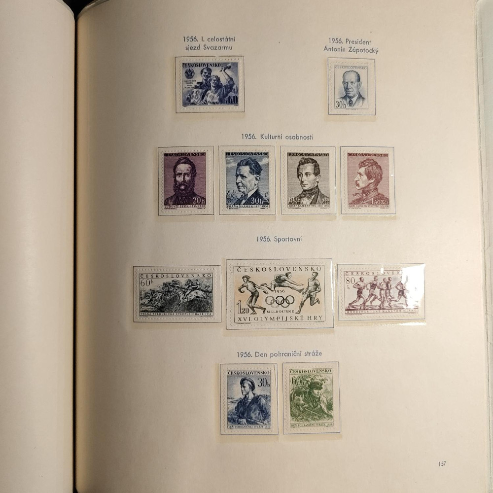 Checoslovaquia Colección de sellos 1955-1962 MNH**/MH*  12