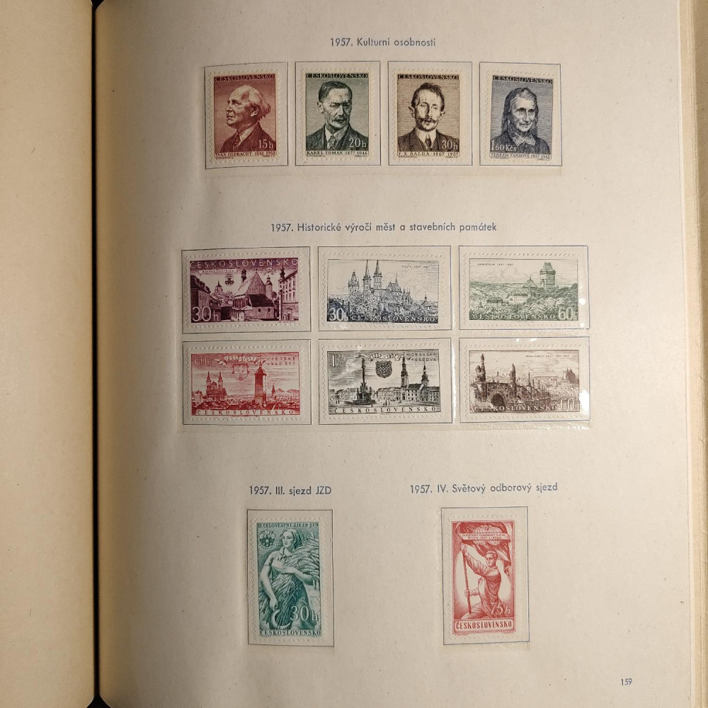 Checoslovaquia Colección de sellos 1955-1962 MNH**/MH*  14