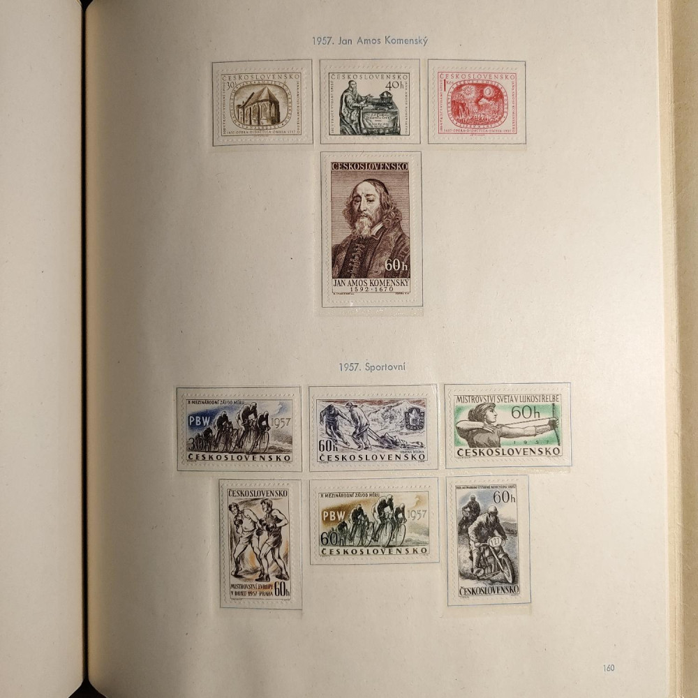 Checoslovaquia Colección de sellos 1955-1962 MNH**/MH*  15