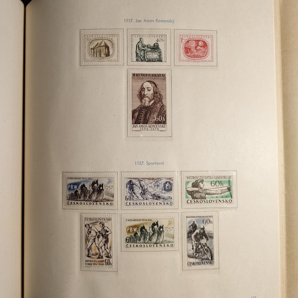 Checoslovaquia Colección de sellos 1955-1962 MNH**/MH*  16