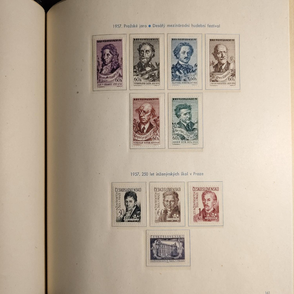 Checoslovaquia Colección de sellos 1955-1962 MNH**/MH*  17