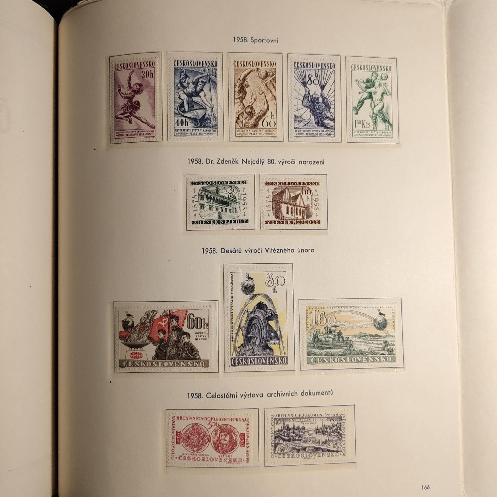Checoslovaquia Colección de sellos 1955-1962 MNH**/MH*  22