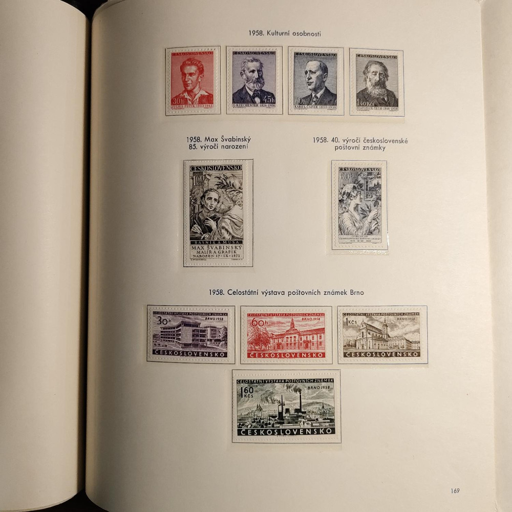 Checoslovaquia Colección de sellos 1955-1962 MNH**/MH*  25