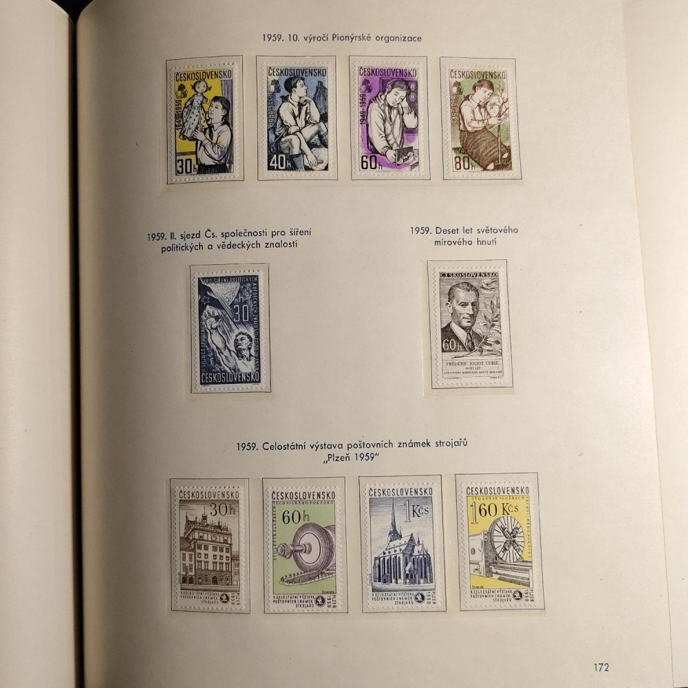 Checoslovaquia Colección de sellos 1955-1962 MNH**/MH*  28