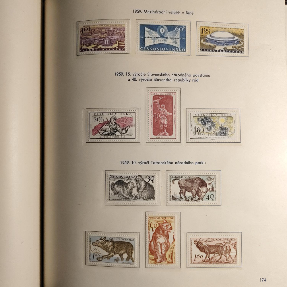 Checoslovaquia Colección de sellos 1955-1962 MNH**/MH*  30