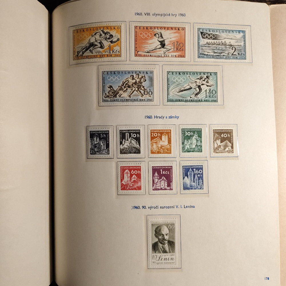 Checoslovaquia Colección de sellos 1955-1962 MNH**/MH*  34