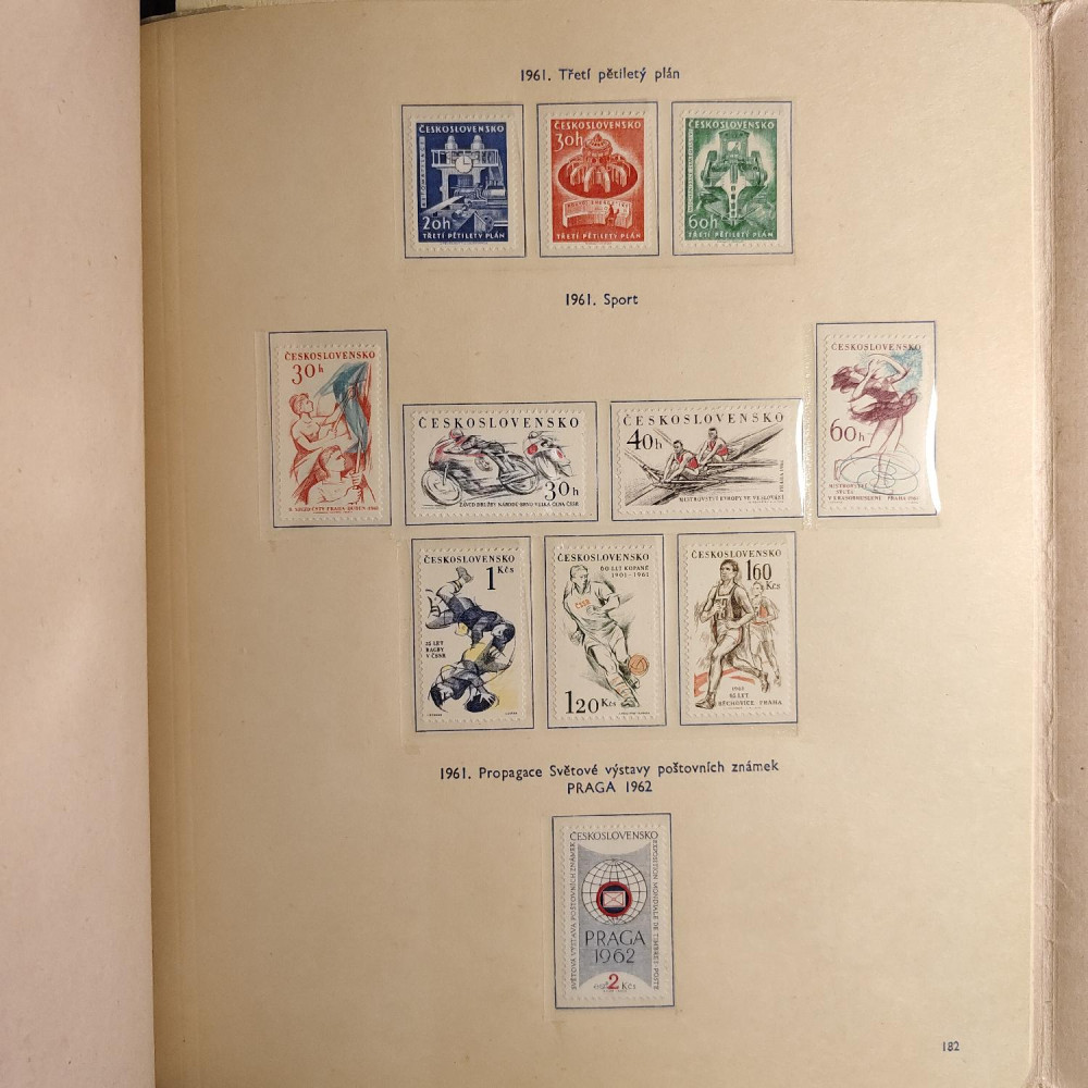 Checoslovaquia Colección de sellos 1955-1962 MNH**/MH*  38