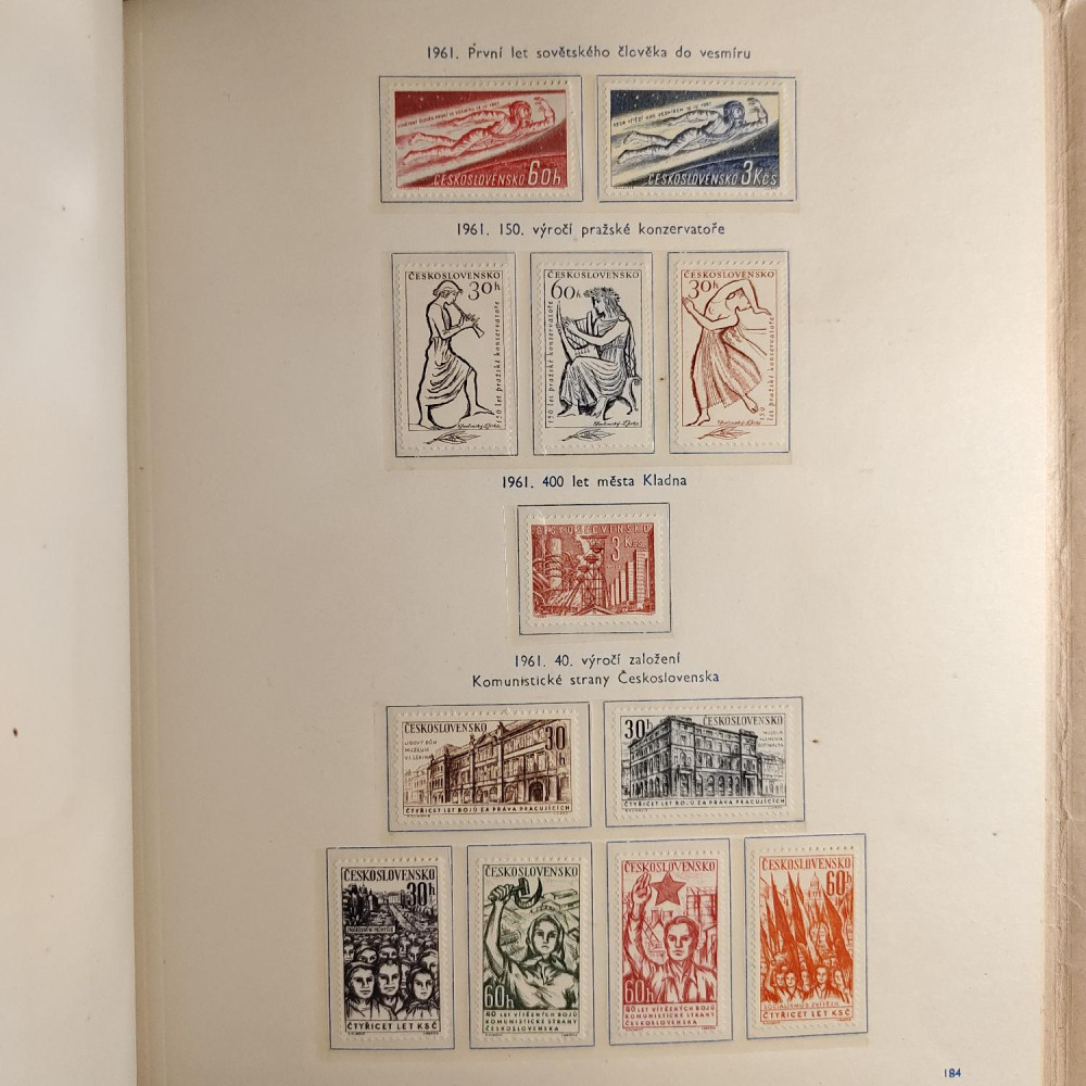 Checoslovaquia Colección de sellos 1955-1962 MNH**/MH*  40
