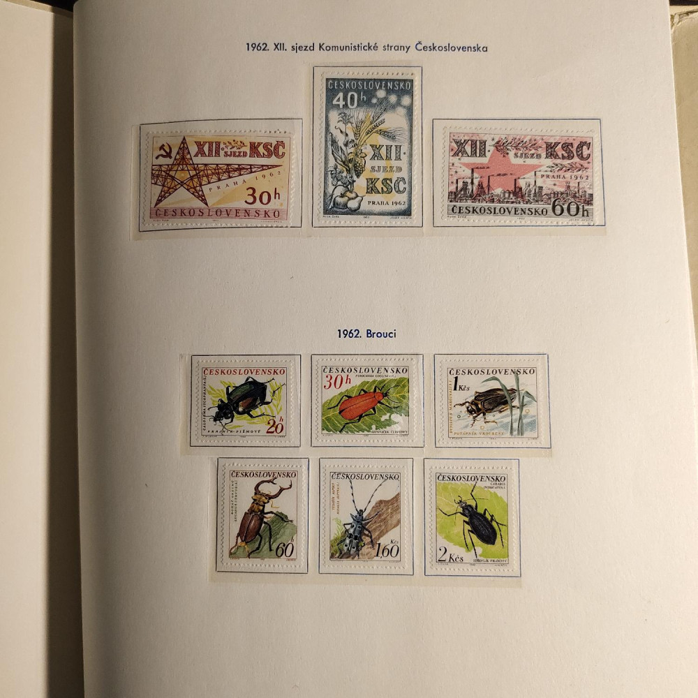 Checoslovaquia Colección de sellos 1955-1962 MNH**/MH*  51