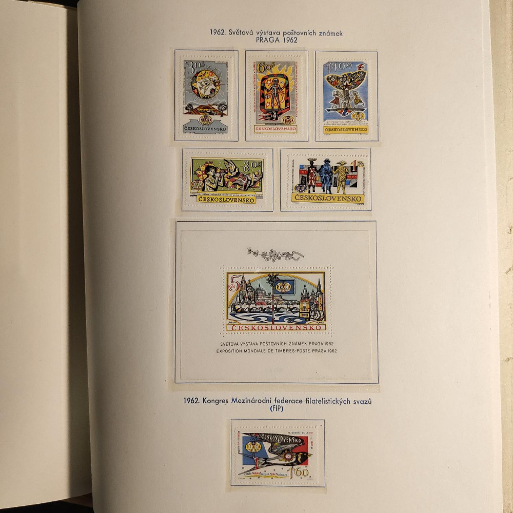 Checoslovaquia Colección de sellos 1955-1962 MNH**/MH*  53