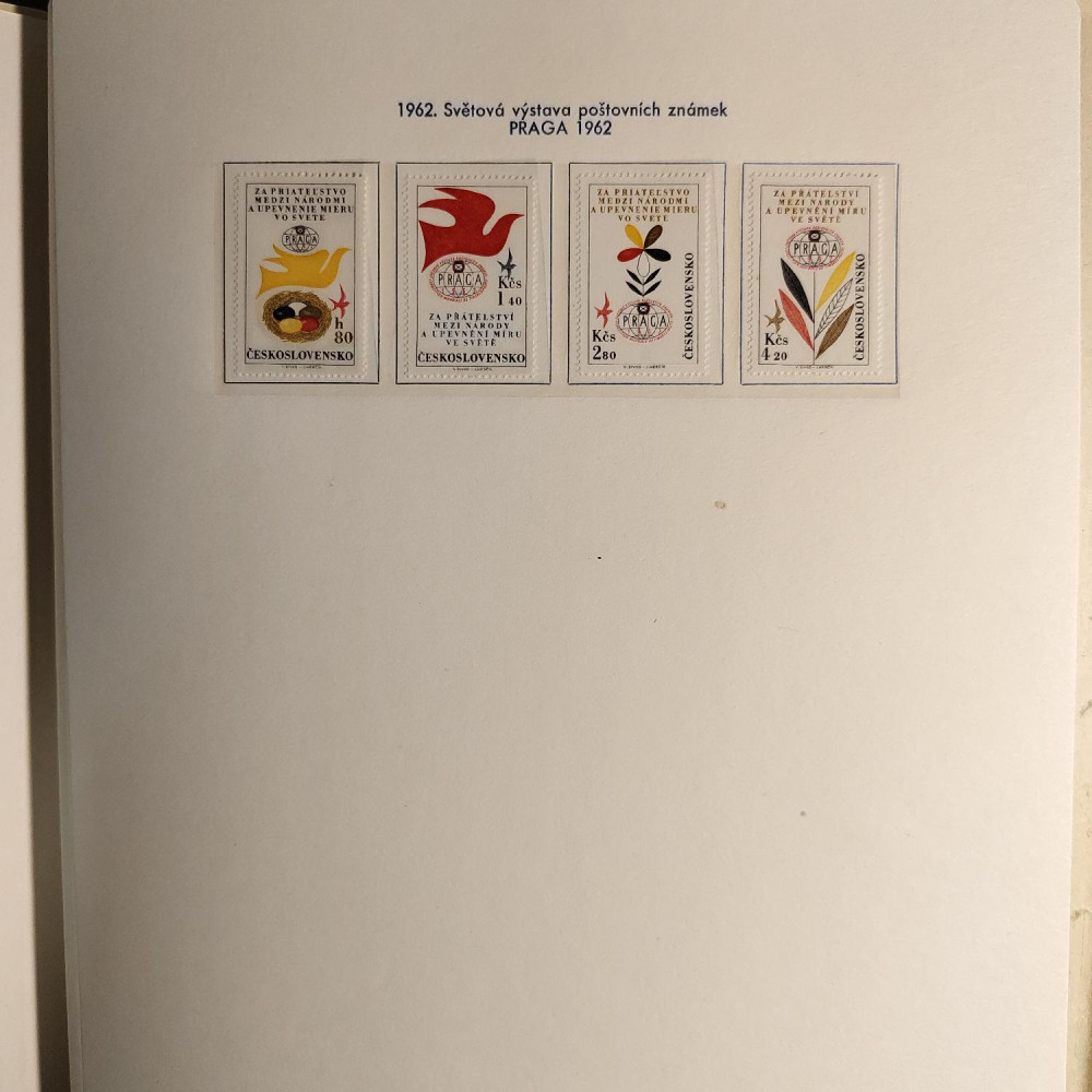 Checoslovaquia Colección de sellos 1955-1962 MNH**/MH*  54