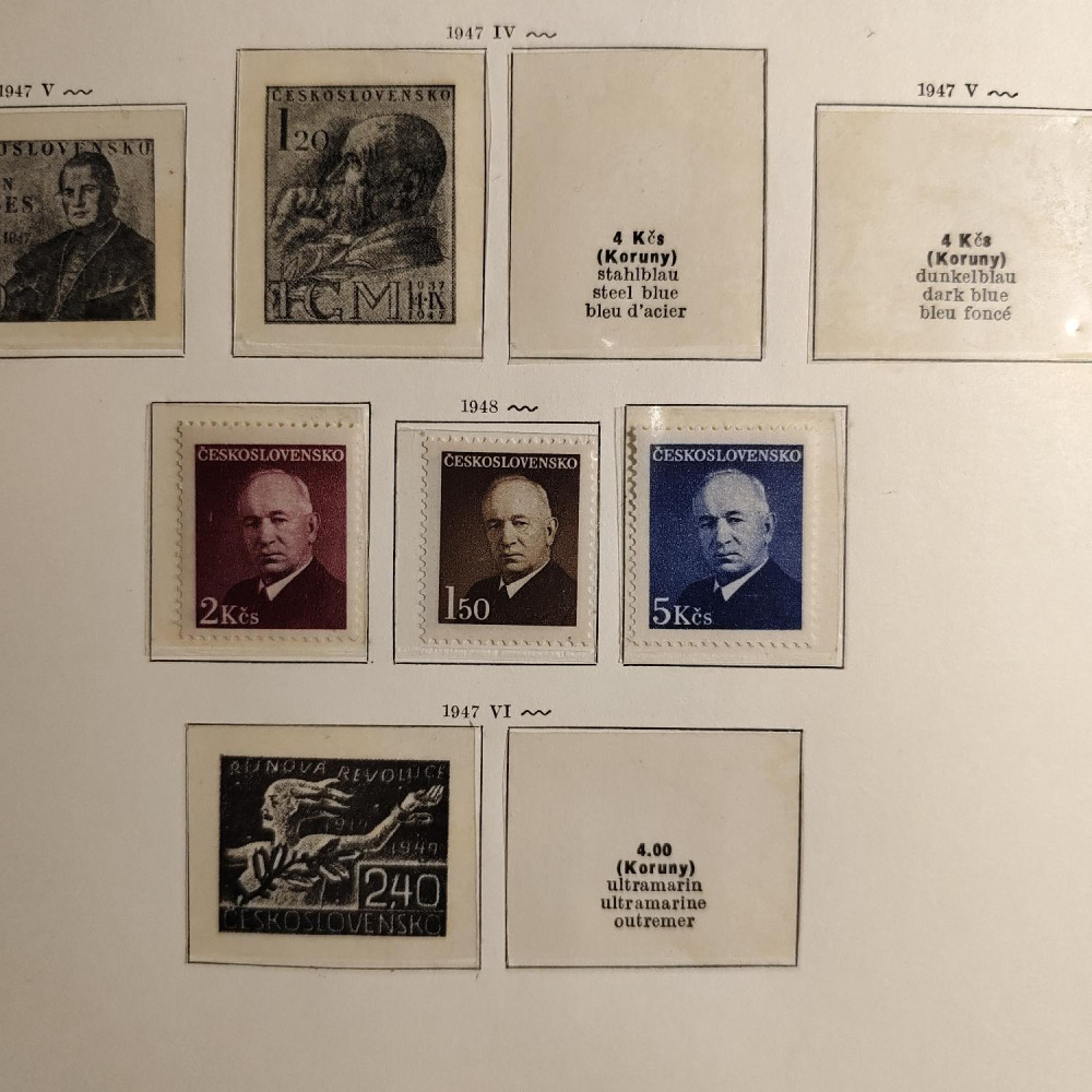 Czechoslovakia Stamps collection 1945-1959 MNH**/MH* 3