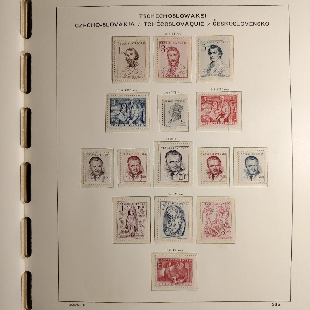 Czechoslovakia Stamps collection 1945-1959 MNH**/MH* 5