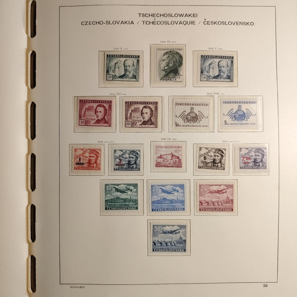 Czechoslovakia Stamps collection 1945-1959 MNH**/MH* 7