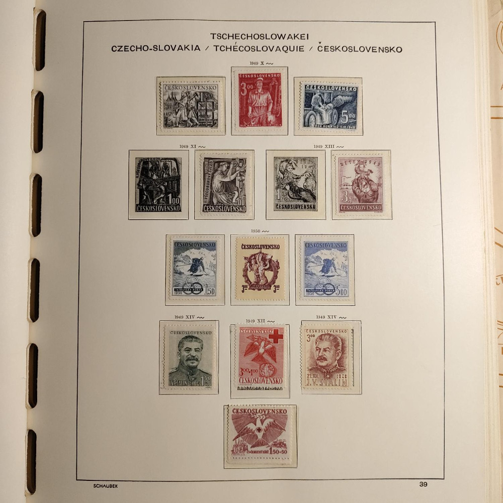Czechoslovakia Stamps collection 1945-1959 MNH**/MH* 8