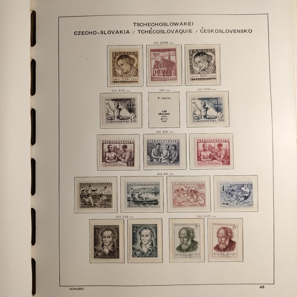 Czechoslovakia Stamps collection 1945-1959 MNH**/MH* 18