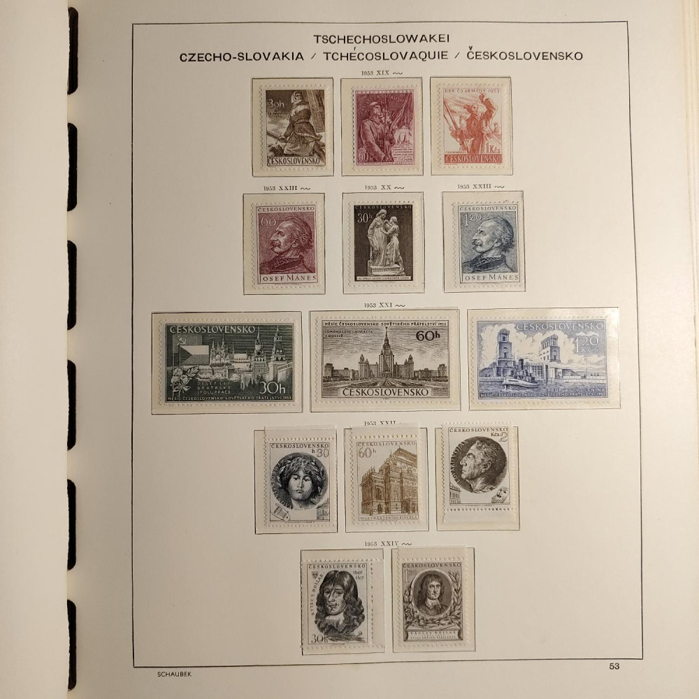 Czechoslovakia Stamps collection 1945-1959 MNH**/MH* 23