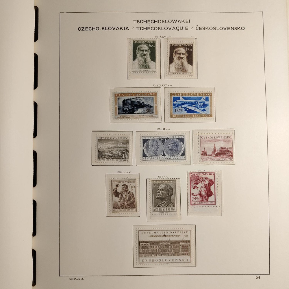 Czechoslovakia Stamps collection 1945-1959 MNH**/MH* 24