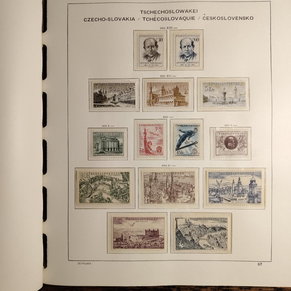 Czechoslovakia Stamps collection 1945-1959 MNH**/MH* 27