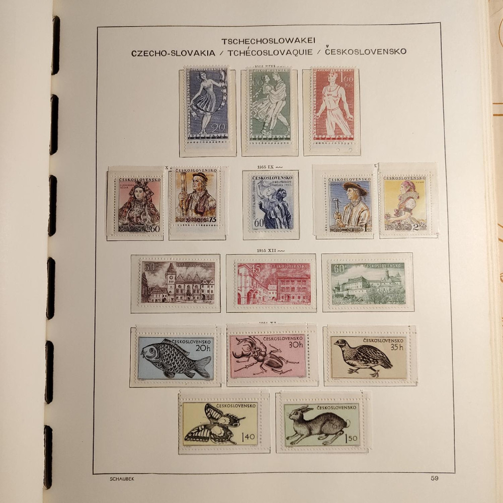 Czechoslovakia Stamps collection 1945-1959 MNH**/MH* 29