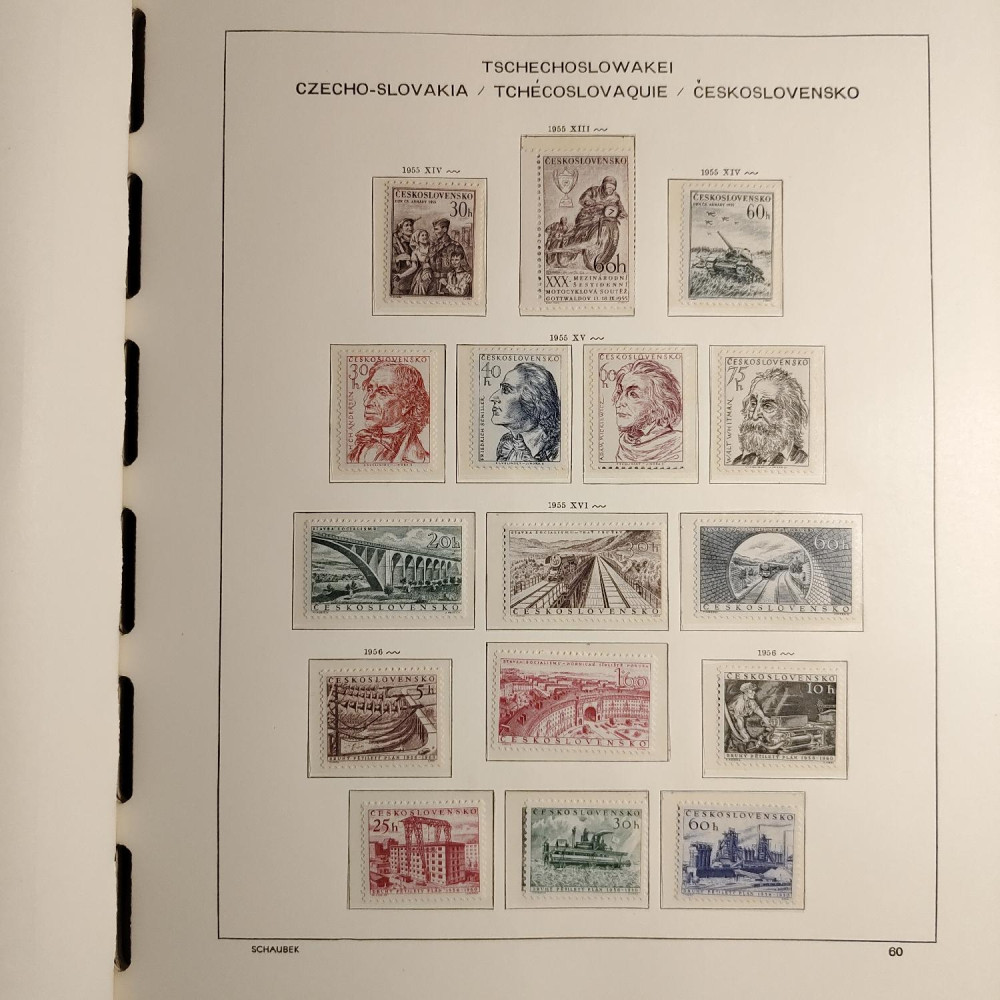 Czechoslovakia Stamps collection 1945-1959 MNH**/MH* 30