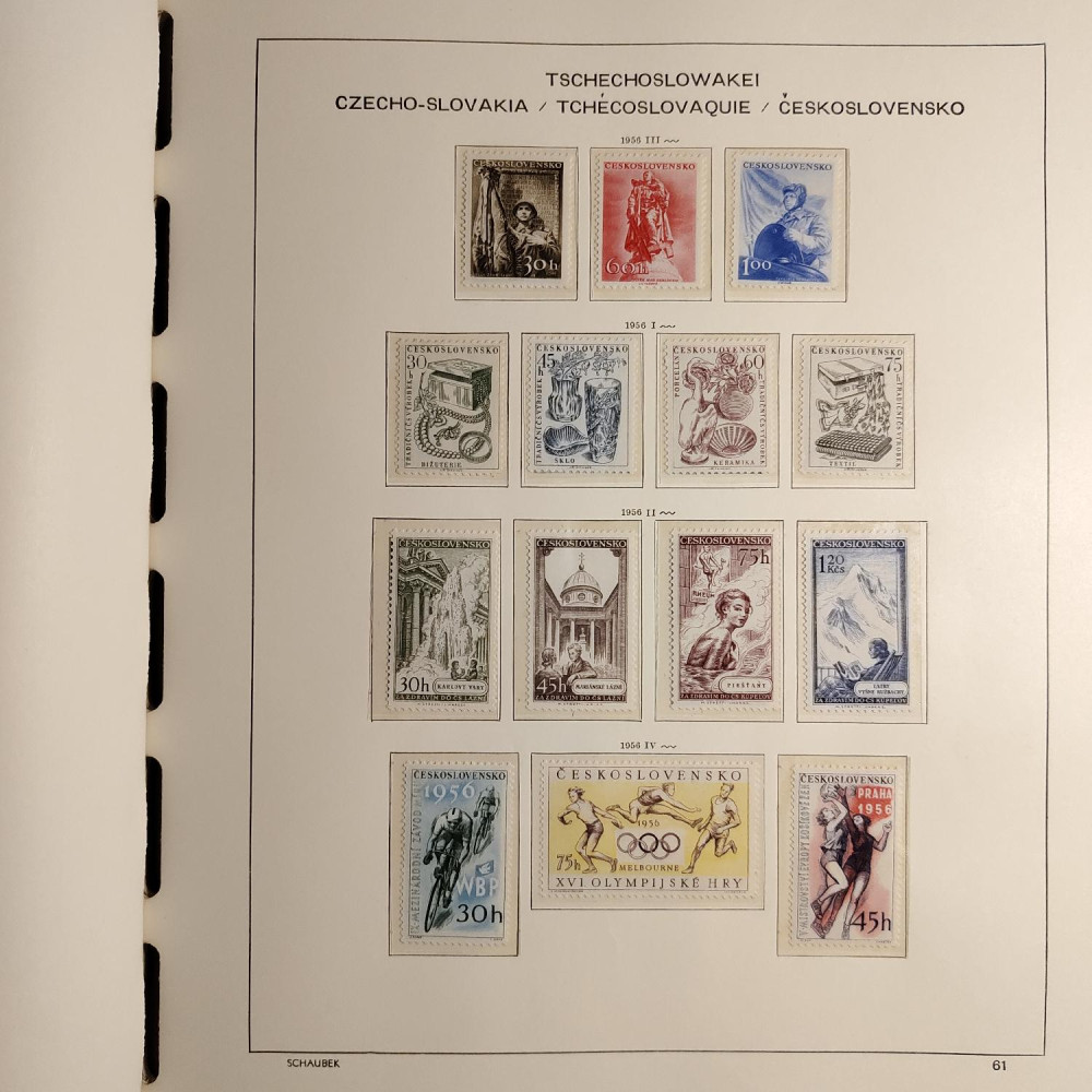 Czechoslovakia Stamps collection 1945-1959 MNH**/MH* 31