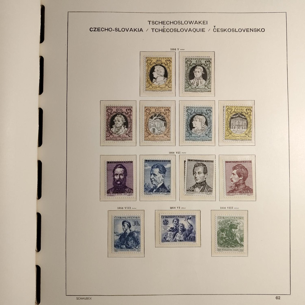Czechoslovakia Stamps collection 1945-1959 MNH**/MH* 32