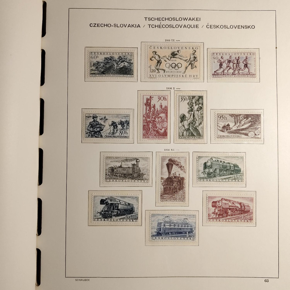 Czechoslovakia Stamps collection 1945-1959 MNH**/MH* 33
