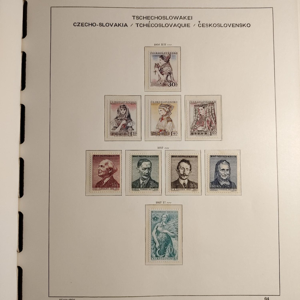Czechoslovakia Stamps collection 1945-1959 MNH**/MH* 34