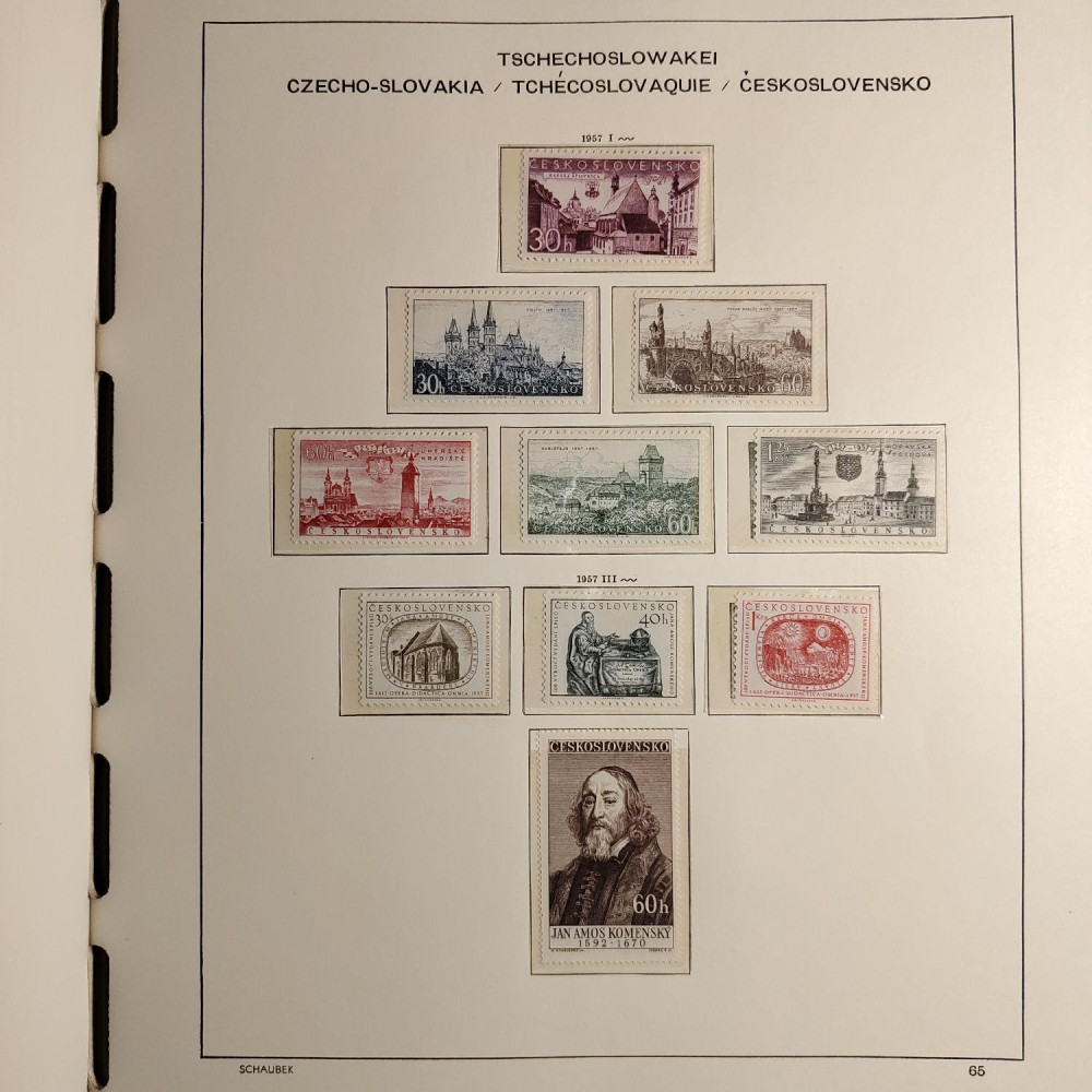 Czechoslovakia Stamps collection 1945-1959 MNH**/MH* 35