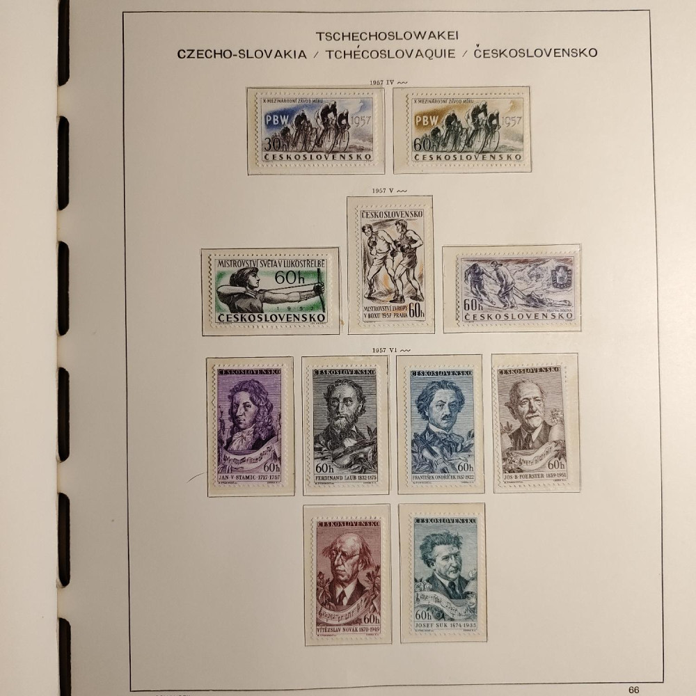 Czechoslovakia Stamps collection 1945-1959 MNH**/MH* 36
