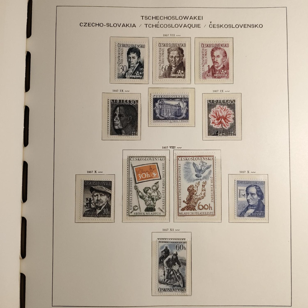 Czechoslovakia Stamps collection 1945-1959 MNH**/MH* 37