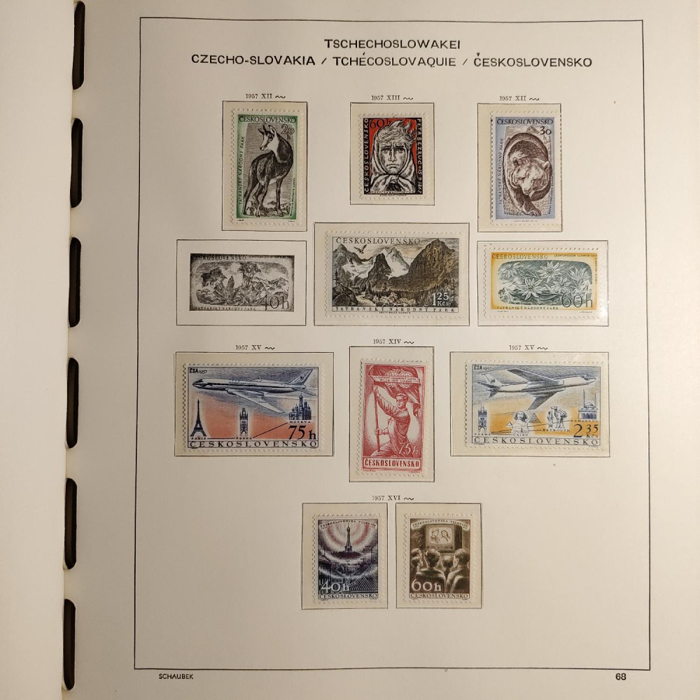 Czechoslovakia Stamps collection 1945-1959 MNH**/MH* 38