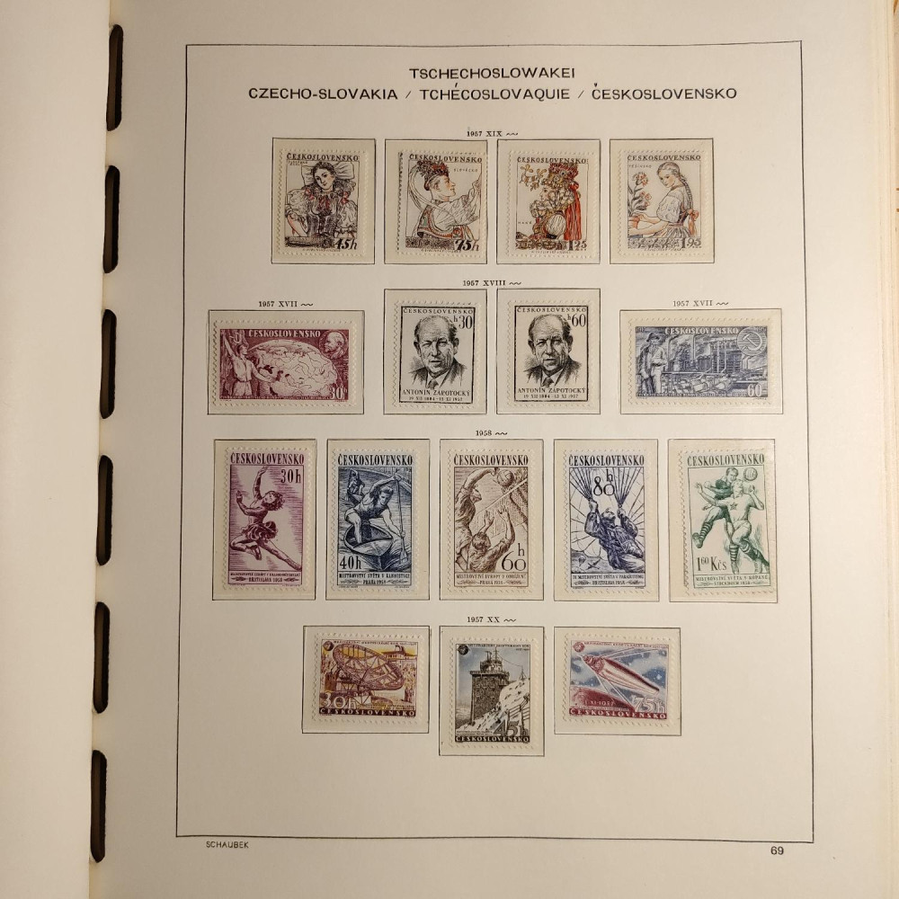 Czechoslovakia Stamps collection 1945-1959 MNH**/MH* 39