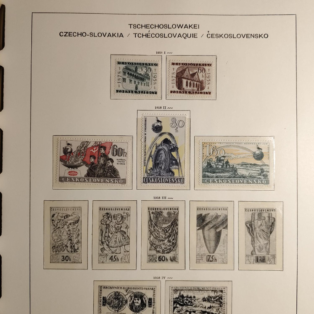 Czechoslovakia Stamps collection 1945-1959 MNH**/MH* 40
