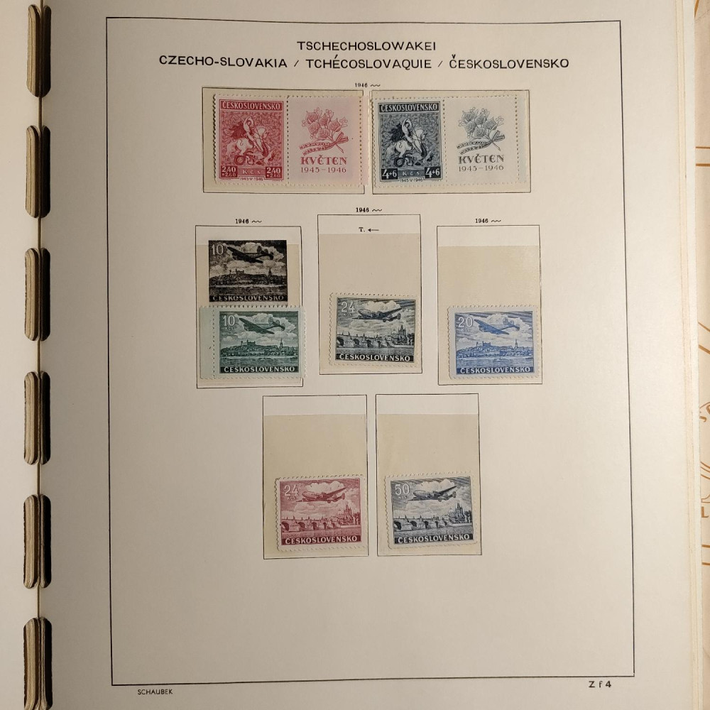 Czechoslovakia Stamps collection 1945-1959 MNH**/MH* 52