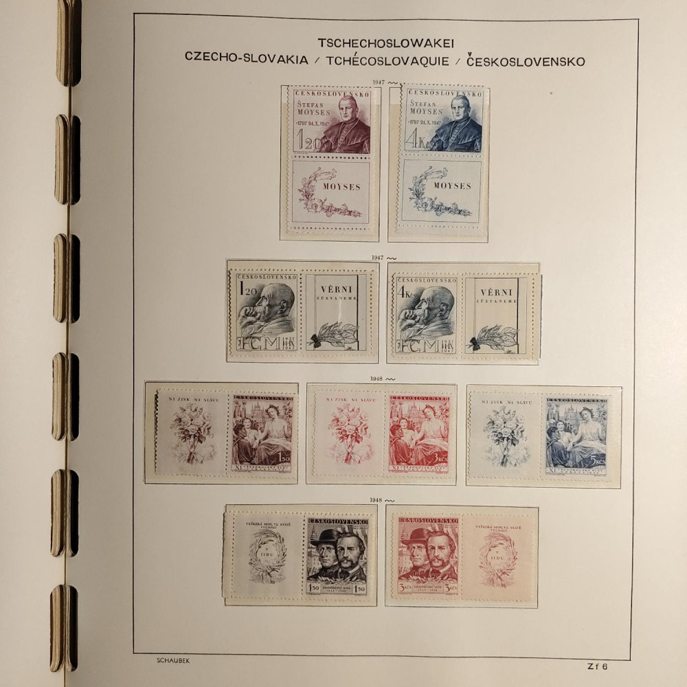 Czechoslovakia Stamps collection 1945-1959 MNH**/MH* 54
