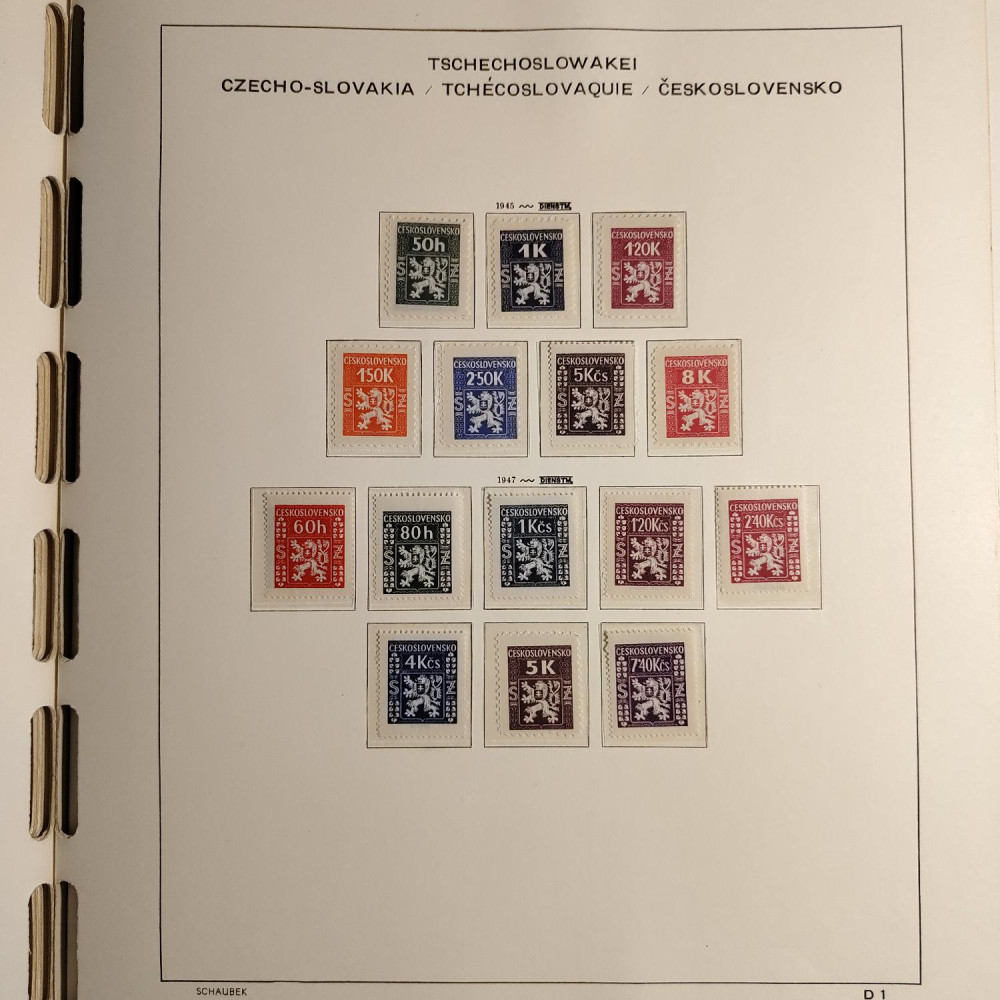 Czechoslovakia Stamps collection 1945-1959 MNH**/MH* 58