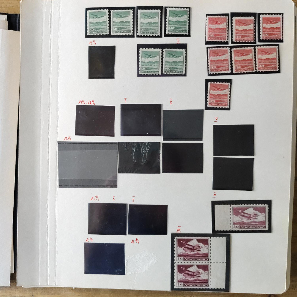 Tschechoslowakie Briefmarken-Sammlung  1