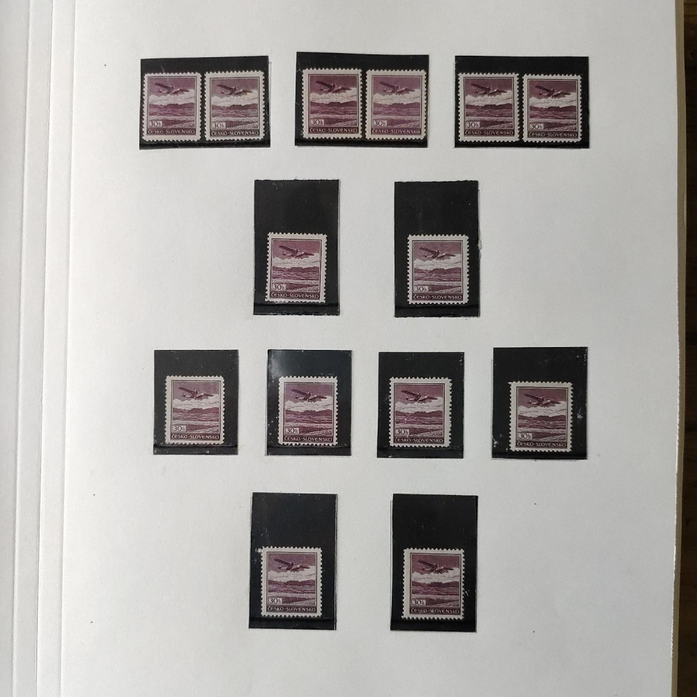 Tschechoslowakie Briefmarken-Sammlung  9