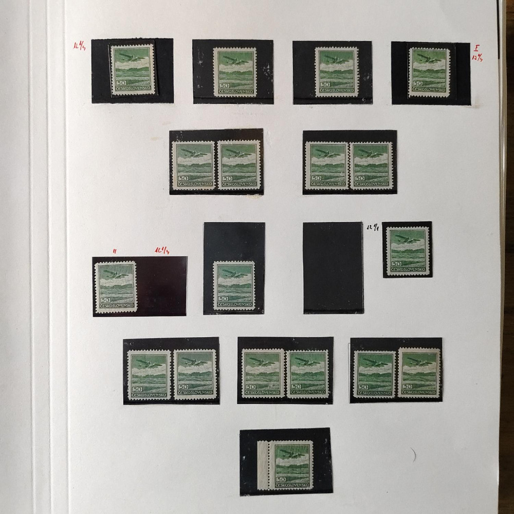 Tschechoslowakie Briefmarken-Sammlung  13