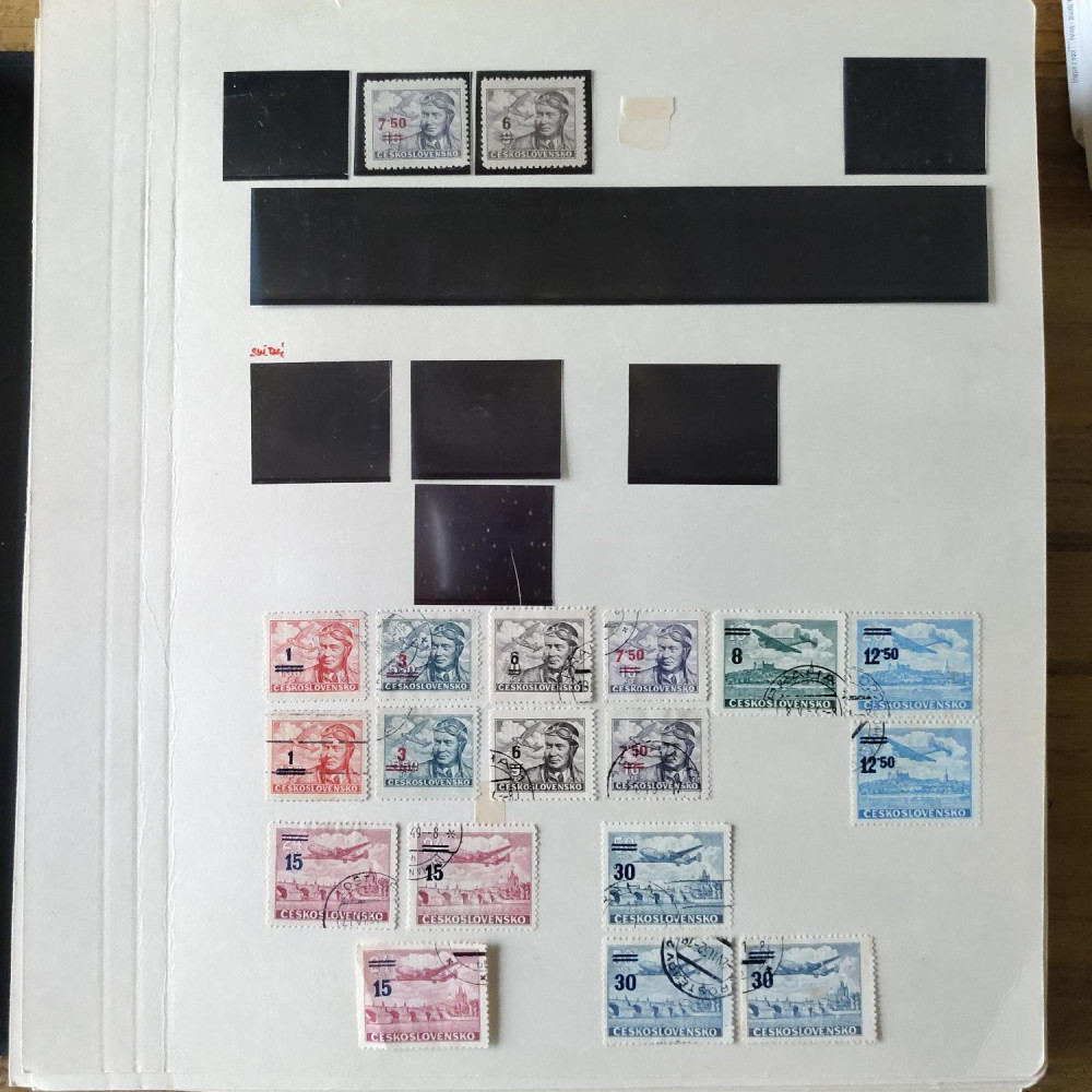 Tschechoslowakie Briefmarken-Sammlung  34